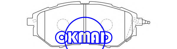 SUBARU Forester Legacy Outback Tribeca WRX Pastilla de freno FMSI: 7963-D1078 OEM: 26296-AG000 FDB1984 GDB3372 AN-703WK WVA: 24222 24223 24224 24225, F1078