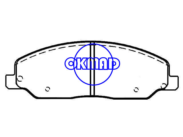 FORD USA MUSTANG Cabrio Bremsbelag FMSI:D1081-7986 OEM:4R3Z-2001-AA WVA:24513,F1081