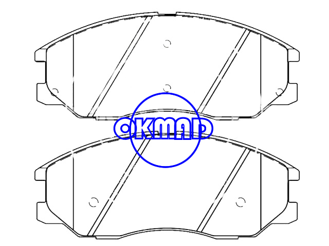 KIA SEDONA 2005 Bremsbelag FMSI:D1097-8201 OEM:4K52-Y3-323Z WVA:24234,F1097