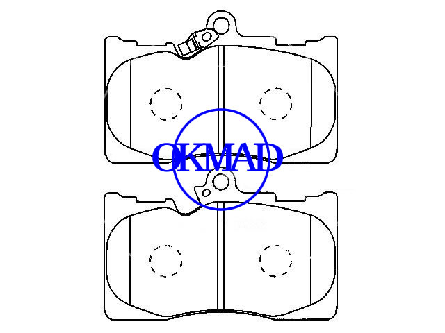 LEXUS GS Bremsbelag FMSI:8224-D1118 OEM:04465-30410 WVA:20325,F1118
