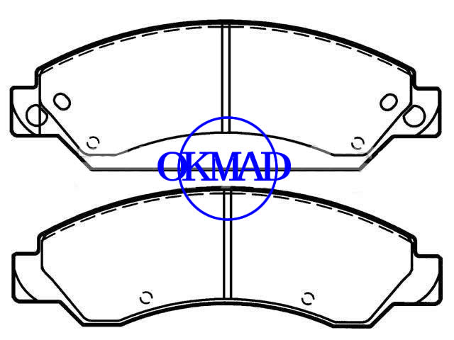 CHEVROLET Avalanche, CHEVROLET Siverado, CHEVROLET Suburban, CHEVROLET Tahoe, GMC Sierra Pastillas de freno GMC Yukon FMSI: D1380-7997, OEM: 89059119, F1380