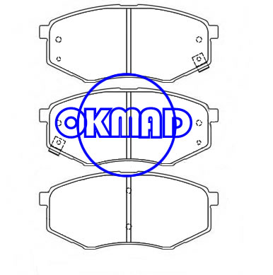 HYUNDAI ix20ix35 SONATA TUCSON KIA K4 Sportage FWD plaquette de frein FMSI:8615-D1447 OEM:58101-2SA30, F1447