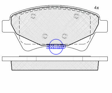 Pastillas de freno RENAULT Kangoo, RENAULT Laguna, RENAULT Megane II, RENAULT Scenic FMSI: D1495-8695, OEM: 77 01207184, WVA23930, FDB1544, F1495
