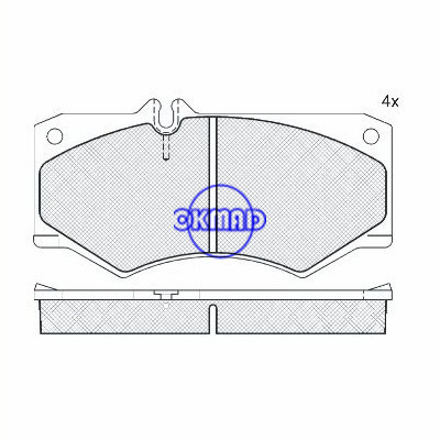 Plaquette de frein MERCEDES BENZ G550 FMSI:D1580-8792,OEM:005 420 98 20,F1580