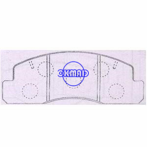 Plaquette de frein à rétropédalage TOYOTA DYNA 200 plate-forme/châssis FMSI: 8759-D1550 OEM: 04465-36010 FDB802 GDB3027 GDB7048 GDB7061 GDB7592, FD2052