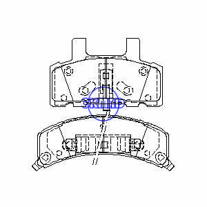 CADILLAC Escalade Commercial Chassis DeVille CHEVROLET TRUCK Astro Blazer Express DODGE TRUCK Ram GMC TRUCK Safari Savana Yukon Bremsbelag FMSI:7659-D789 7259-D369 OEM:12321430 TRW:GDB1273, F369