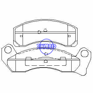 FORD USA MUSTANG Convertible Coupe Country Crown Victoria LTD LINCOLN Continental Mark Town MERCURY Grand Brake pad FMSI: 7379A-D431 7501A-D499 7082A-D199 7082B-D200 7082B-D431 7082C-D199 7378A-D200 7501B-D199 OEM: B3AZ-2001 FDB1231 ، F499