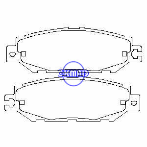 LEXUS LS400 TOYOTA CELSIOR CENTURY Pastilla de freno FMSI: 7491-D613 OEM: 04466-50060 TRW: GDB1240 WVA: 21786, F613