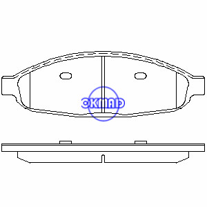 Plaquette de frein CHRYSLER Pacifica 2004-2008 FMSI:7898-D997 OEM:5134358AA, F997