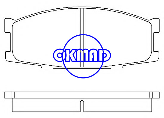 MITSUBISHI Canter plaquette de frein OEM:MB295549 MB295887 FDB933 TRW:GDB1022 WVA:23501 AN-363WK, FF933