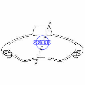 FORD ESCORT CLASSIC VII Cabrio Kombi Limousine Bremsbelag OEM:1048308 FDB1276 GDB1349 WVA:23300 23301, FF1276